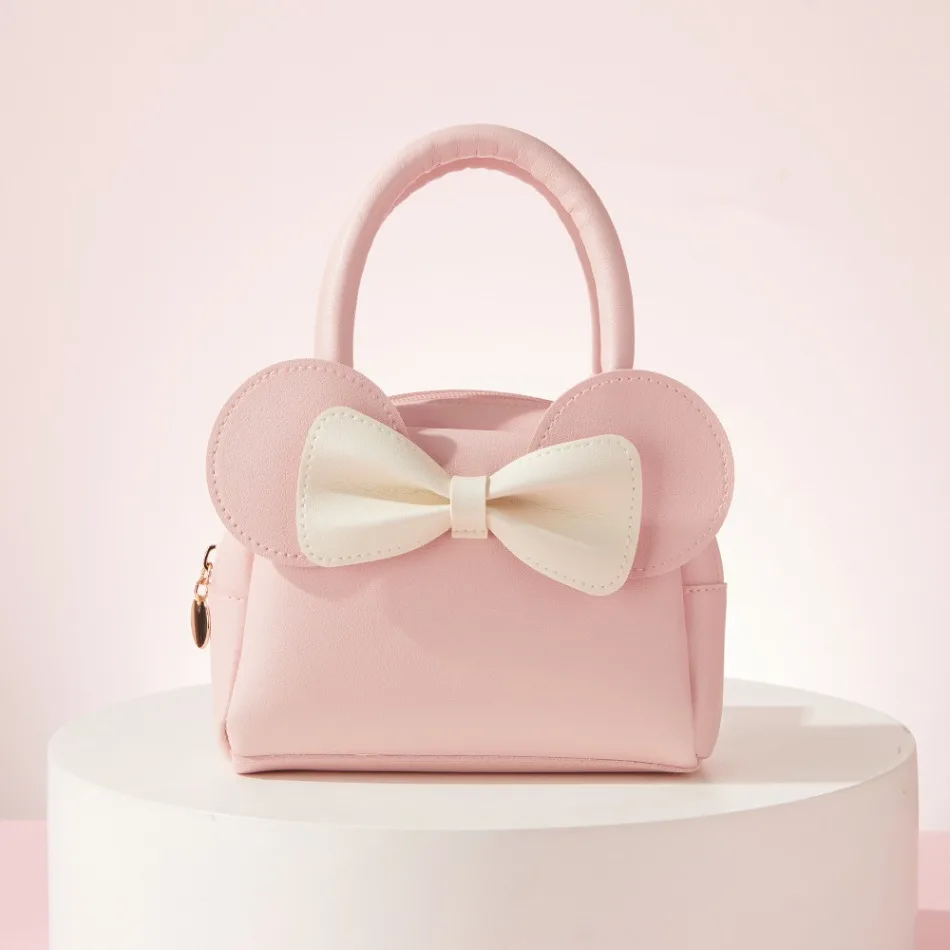 

New Children's Handbag Little Girl Accessories Bag Cross-border Cute Princess Cartoon Bow Toddler Girls Mouse Ear Handbag XC14