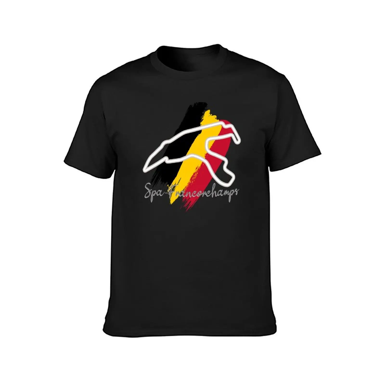 Spa-Francorchamps Circuit T-Shirt customs design your own summer clothes blacks tees oversized t shirt men