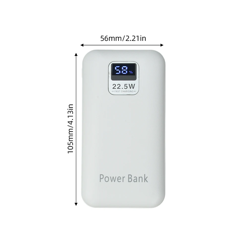 21700 Akku DIY Powerbank-Gehäuse-Kit 22,5W Superschnelles Laden Motherboard Ohne Löten 2-Zellen-Akku Abnehmbare Powerbank – Detail 13