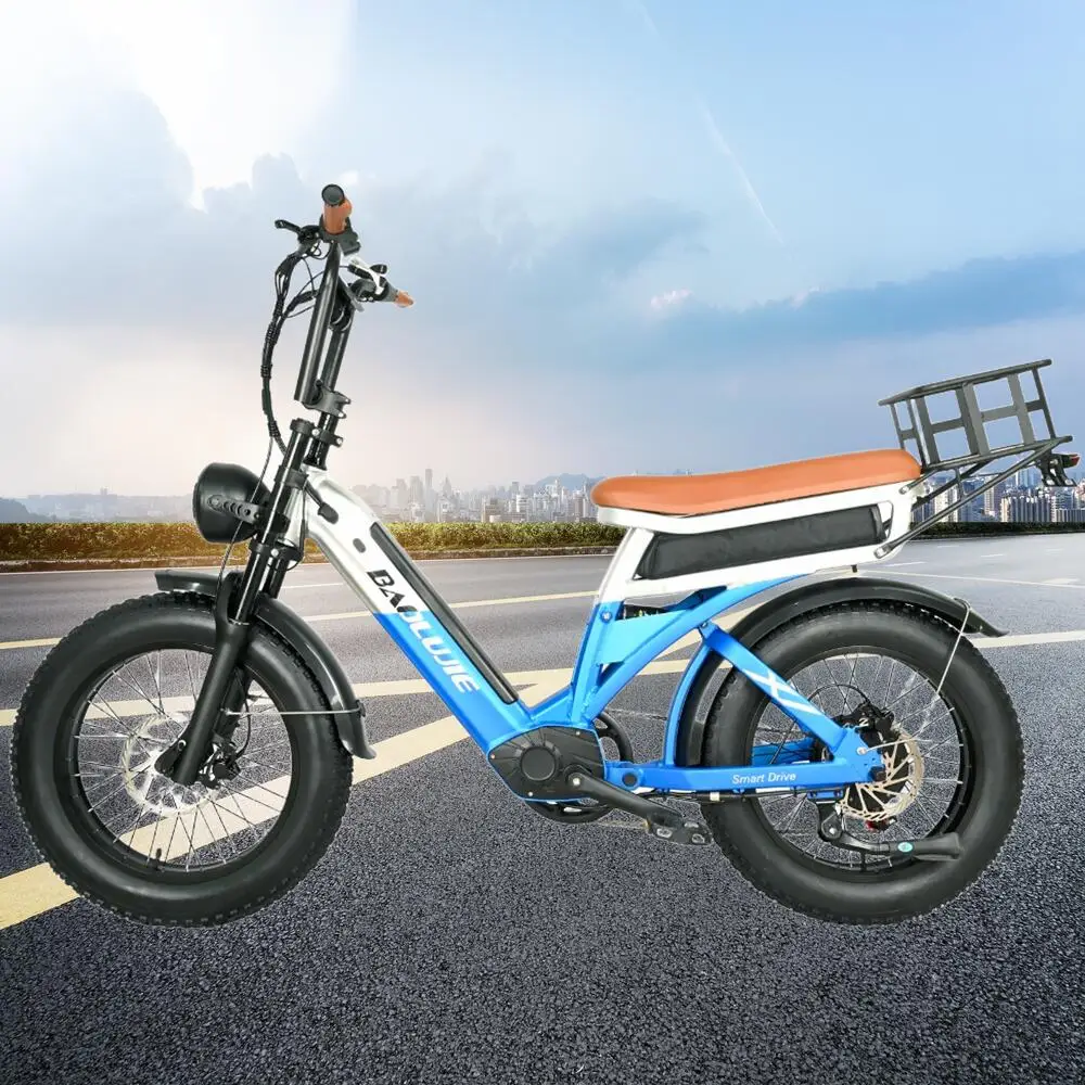 

Adult Electric Motorcycles Bike 48V 30AH Electric Bicycle 1200W Motor 20'' Tires Fat Tire Mountain Electric EBike