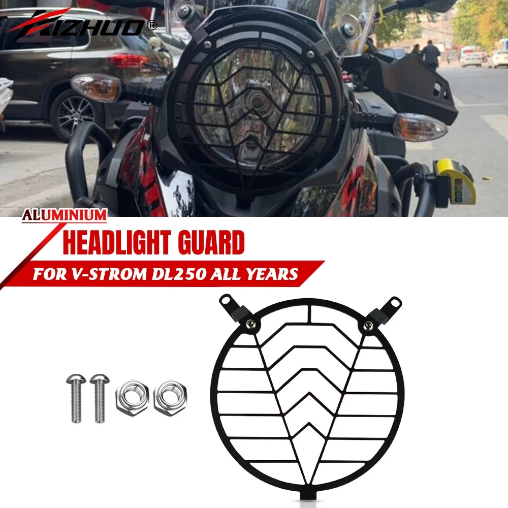 

Motorcycle Headlight Protector Head Lights Grille Protection Guard Cover FOR SUZUKI DL250 HeadLamp Grill Guard Cover Protection