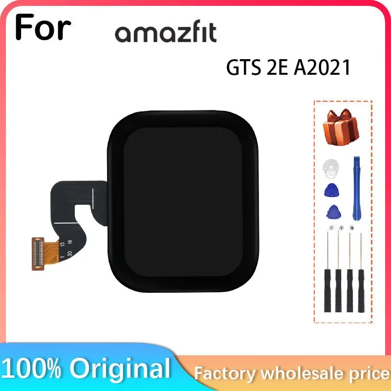 For Huami Amazfit GTS 2E A2021 Smart Watch LCD Display + Touch Panel Digitizer For Amazfit GTS 2E A2021 Amoled Display