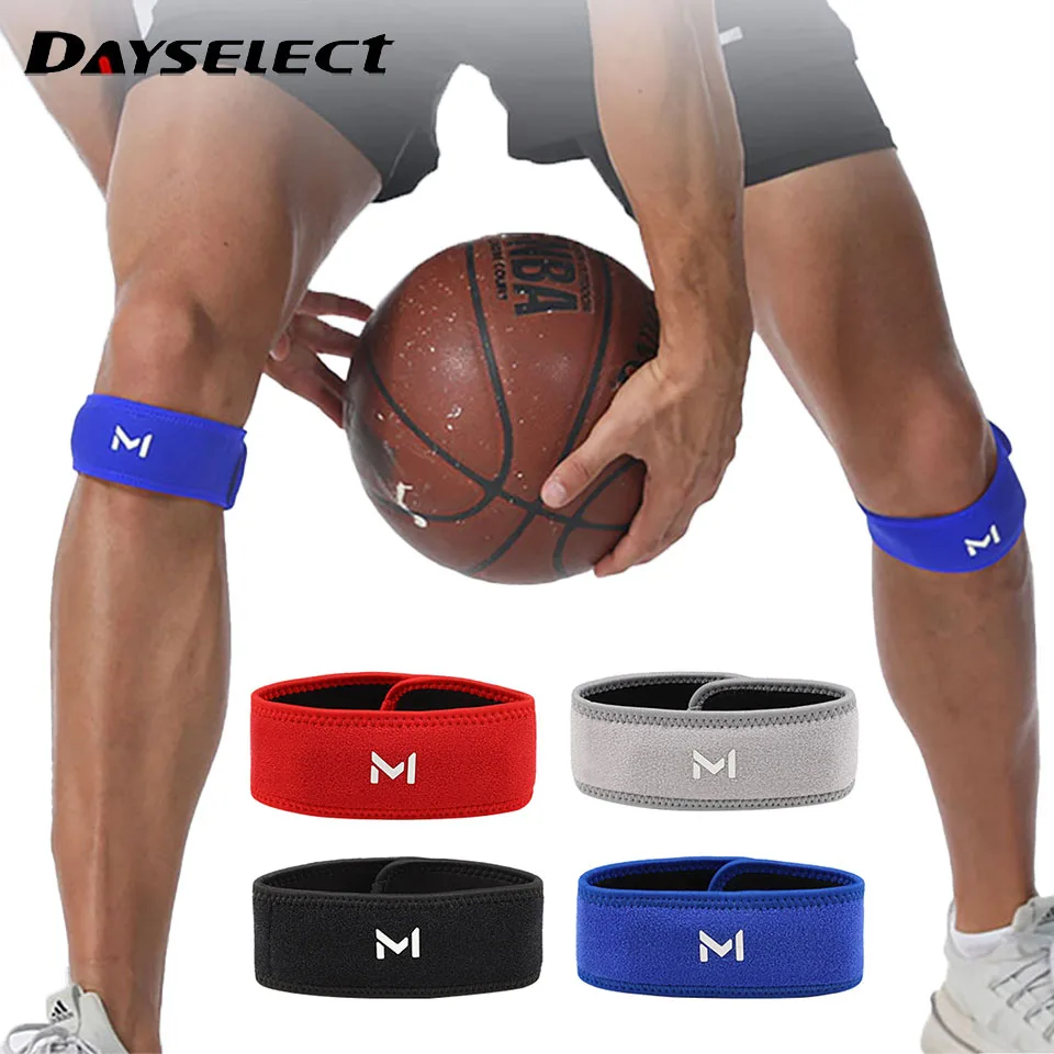 AliExpress dayselect 1Pcs Sports Patellar Band Anti-Slip Shock Absorption Binding Strap Adjustable Knee Pads Gym Cycling Basketball Running Men Women