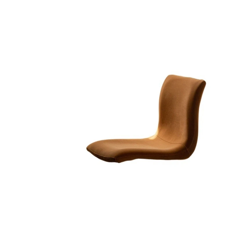

French elegance, retro technology cloth chair, restaurant solid wood soft bag, dining chair writing chair