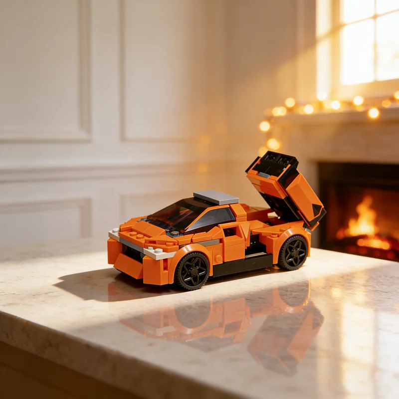 

228 шт. MOC Dumpighini Truckvu فا City Champions Модель Строительные блоки Архитектура Рождественский подарок Игрушки Образовательный кирпич День рождения