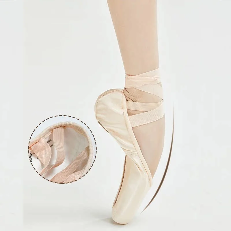 Sansha Ballet Pointe Shoes for Adults And Children Beginners Dance Practice Hard Shoes Elegant Style Mixed Material Footwear