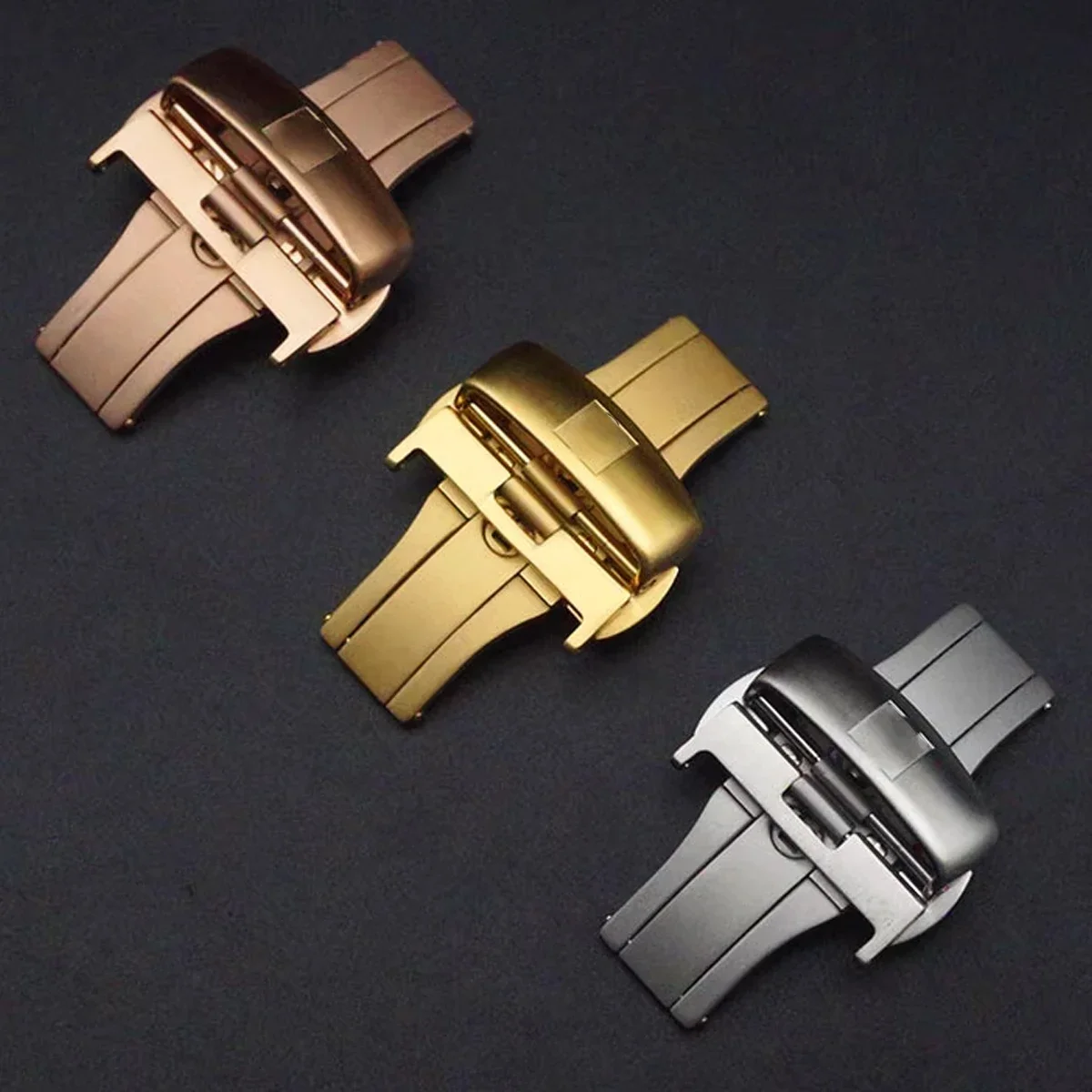 ل فاشيرون كونستانتين سلسلة ساعة مشبك اكسسوارات النمط الأصلي حزام ساعة اليد فراشة مشبك سوار 18 مللي متر 20 مللي متر المشبك