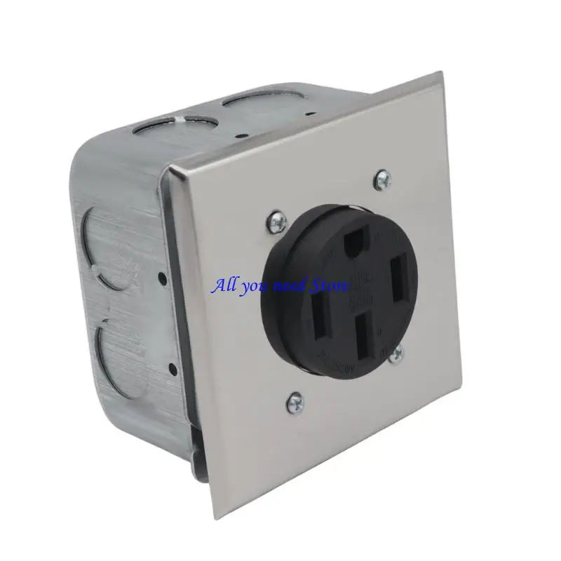 

K9FB 50A NEMA 14 50R Outlet Installation Set Metal Electrical Box Accessories