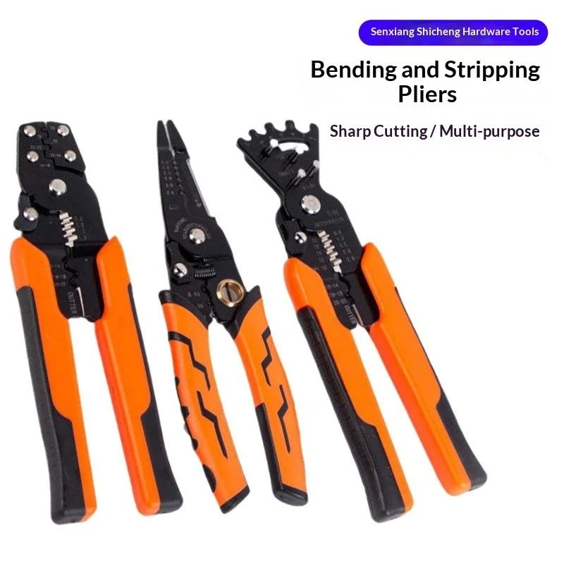 Electric Wire Bending Device 1Pcs Stripping Folding Pliers Multifunction for Repair Maintenance Work