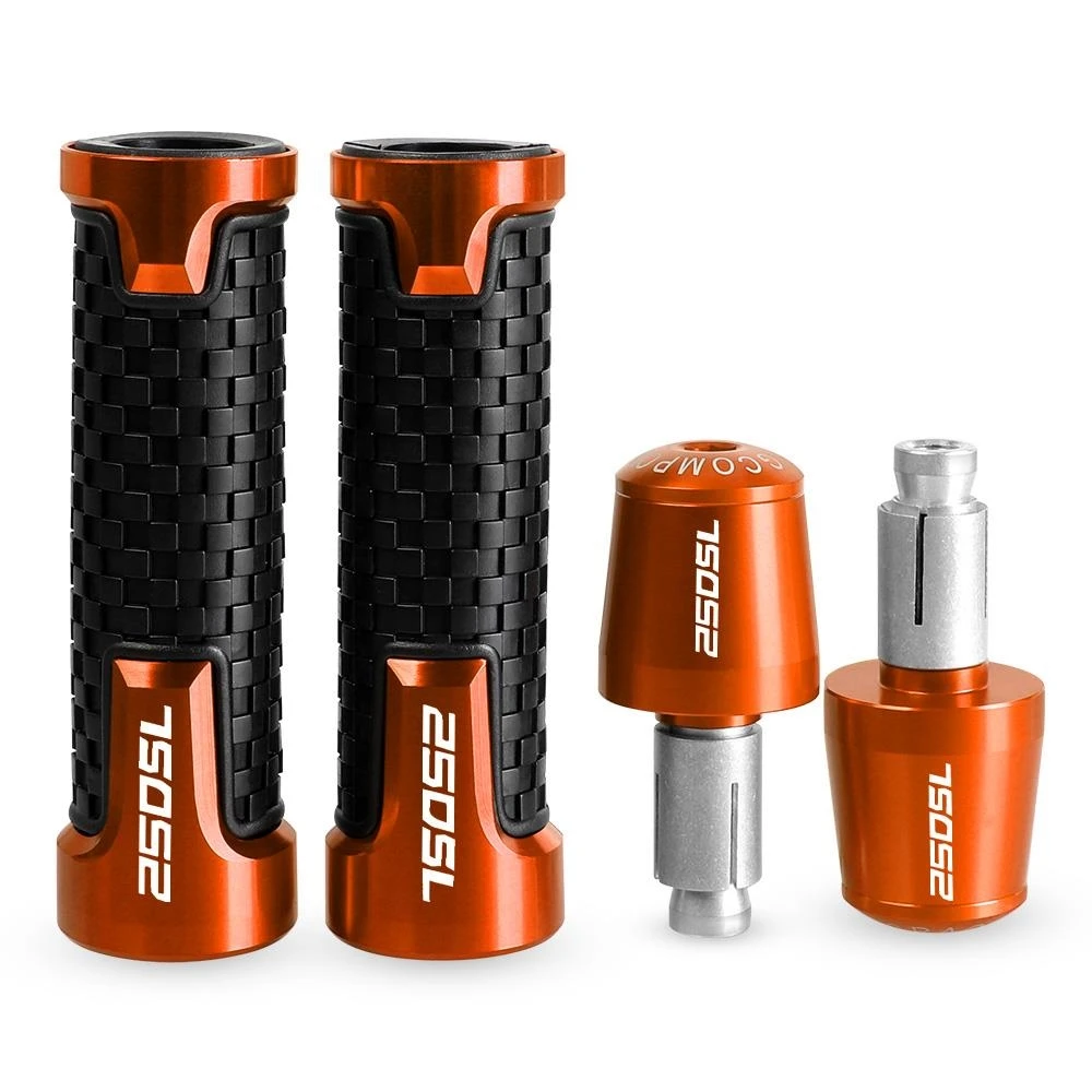 

Motorcycle Accessories For KAWASAKI 250SL 300 300R 2014 2015-2020 2021 7/8" 22MM Handlebar Hand Grips Handle Bar End Cap plug