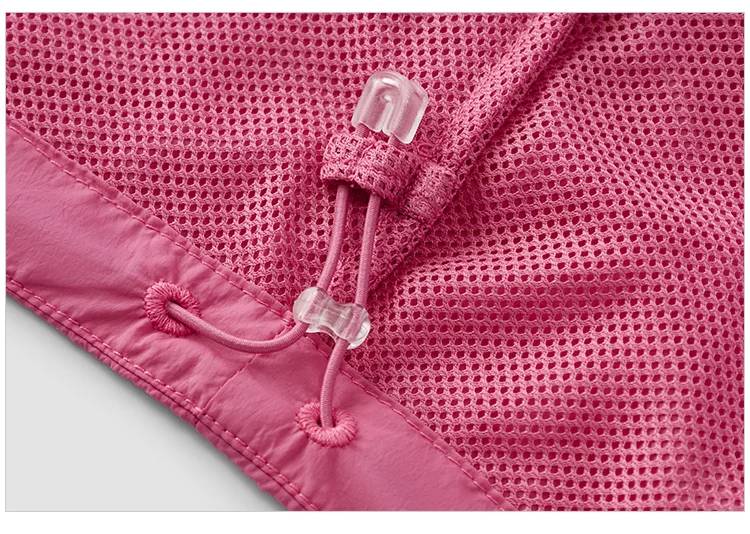 Semir Womens UV Jacket 2026 Cool Feeling Mesh Spliced Loose Hooded Drawstring Casual Outdoor Soft Comfortable