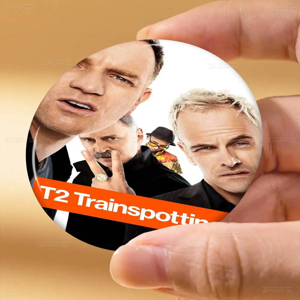 الموسيقى الفرقة T-trainspotting لينة زر دبوس مشرق مطبوعة أيقونة هدية للأصدقاء شارة طوق بروش التلبيب دبوس معدني