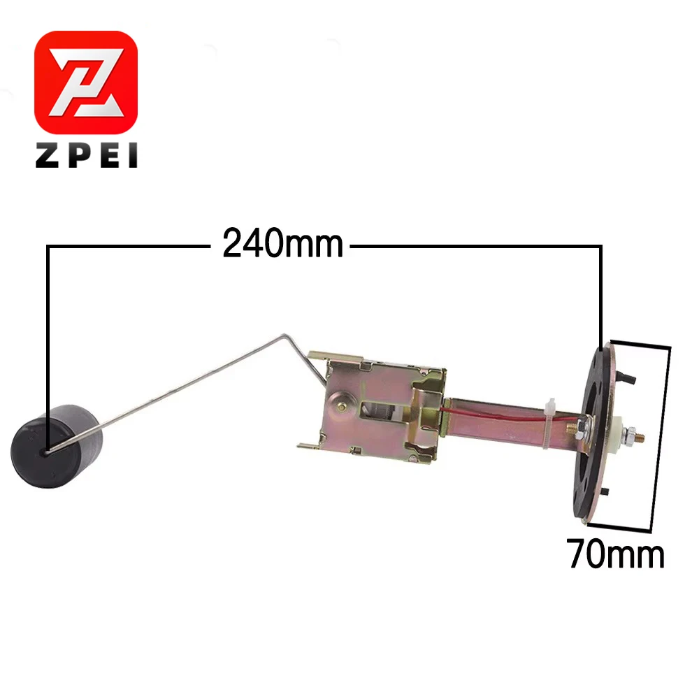 Petrol Generator Fuel Sensor Parts 120mm 320mm Resistive Fuel Float Diesel Liquid Measuring Instruments Level Sensor