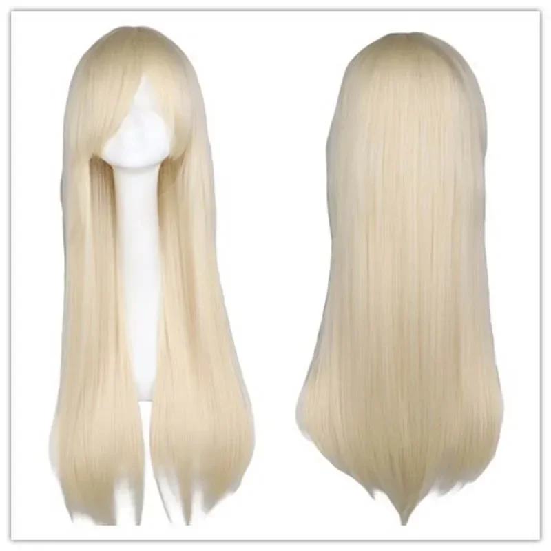 Lange gerade Anime Mode Frauen Cosplay Perücke Party synthetische Perücken kostenlose Perücke Kappe