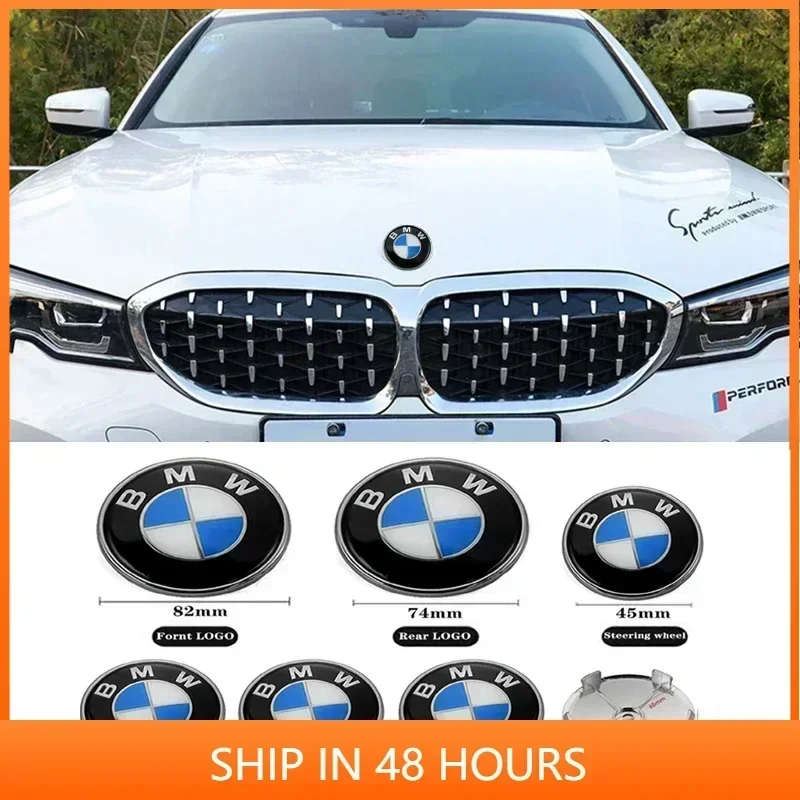 

Набор из 7 штук: передний значок, задняя наклейка, центральные колпачки, эмблема на руль для X1 X3 X5 E53 F10 F11 F20 F01 F30 E39 E60 E46 E87 E90