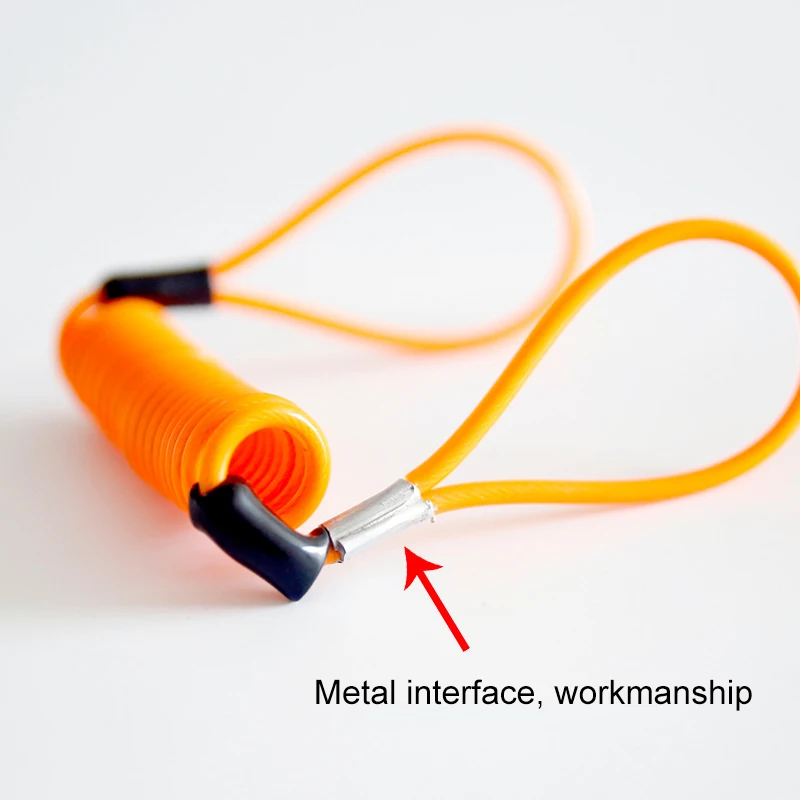 1~6PCS Portable Elastic Security Anti-Theft Spring Rope Motorcycle Wheel Disc Brake Lock Cable Wire