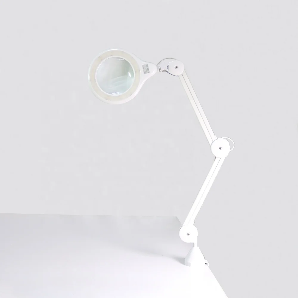 

Гибкий портативный светильник, стоматологическая настольная лупа, лупа, светодиодная лампа с утяжеленным основанием