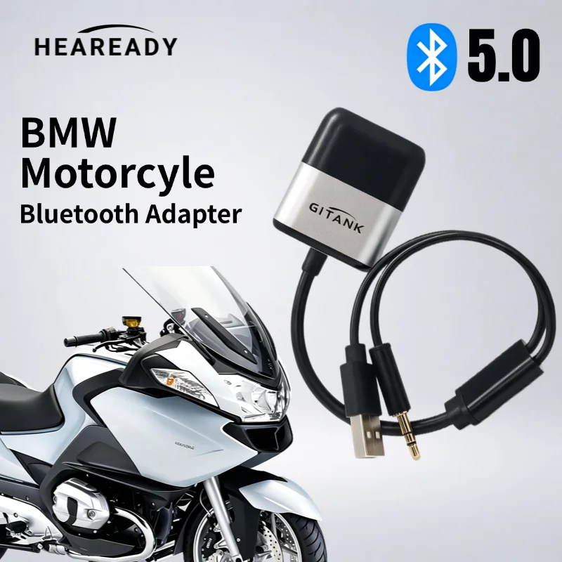 Image of Bluetooth-Adapter für BMW Motorräder 2014-2020 R-Serie, USB-AUX-Wireless-Musikempfänger für OEM-Audiosystem