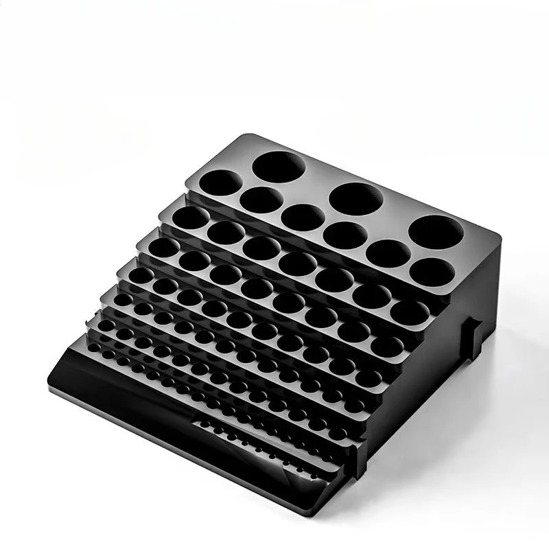 フライスカッター ドリルビットホルダー 収納ボックス マンドレル ベンチツール 85穴 ドライバービットホルダー ドリルヘッド 収納ケース