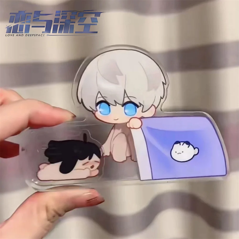 

Игра Love and Deepspace Zayne Xavier Rafayel Sylus Caleb, подставка для косплея, акриловая стоячая тарелка, забавные аксессуары для украшения стола