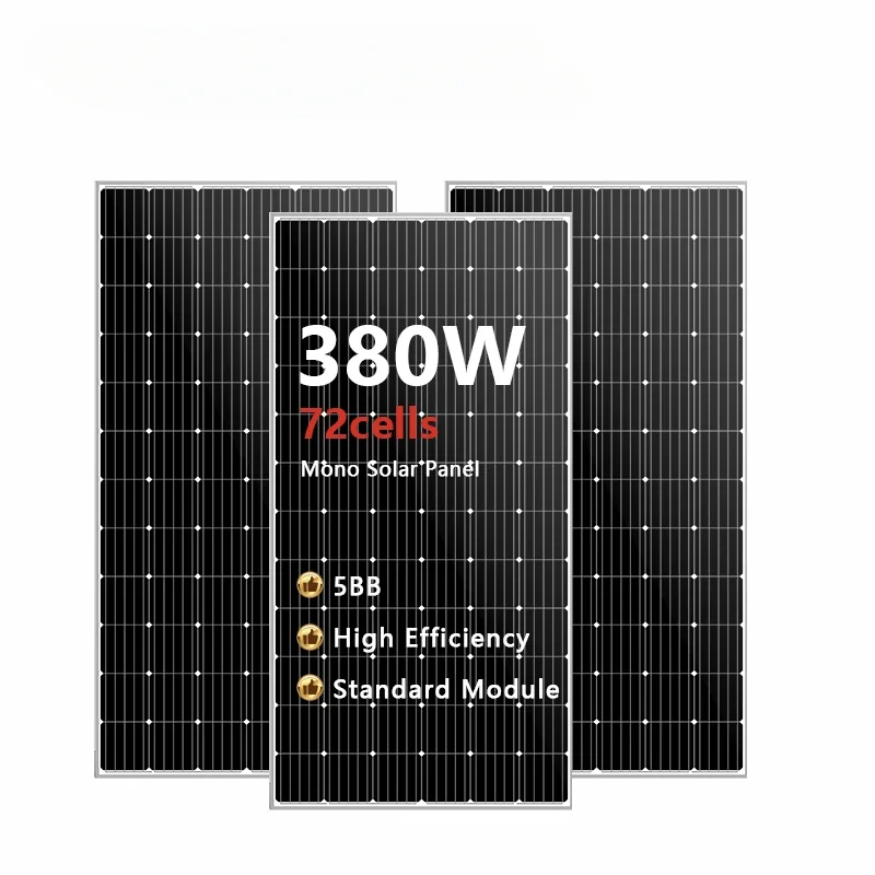 

Renewable Energy Black Mono Solar Panel 300W 320W 330W 350W 360W 380w Solar Energy Panels For Panneau Solaire 1000w