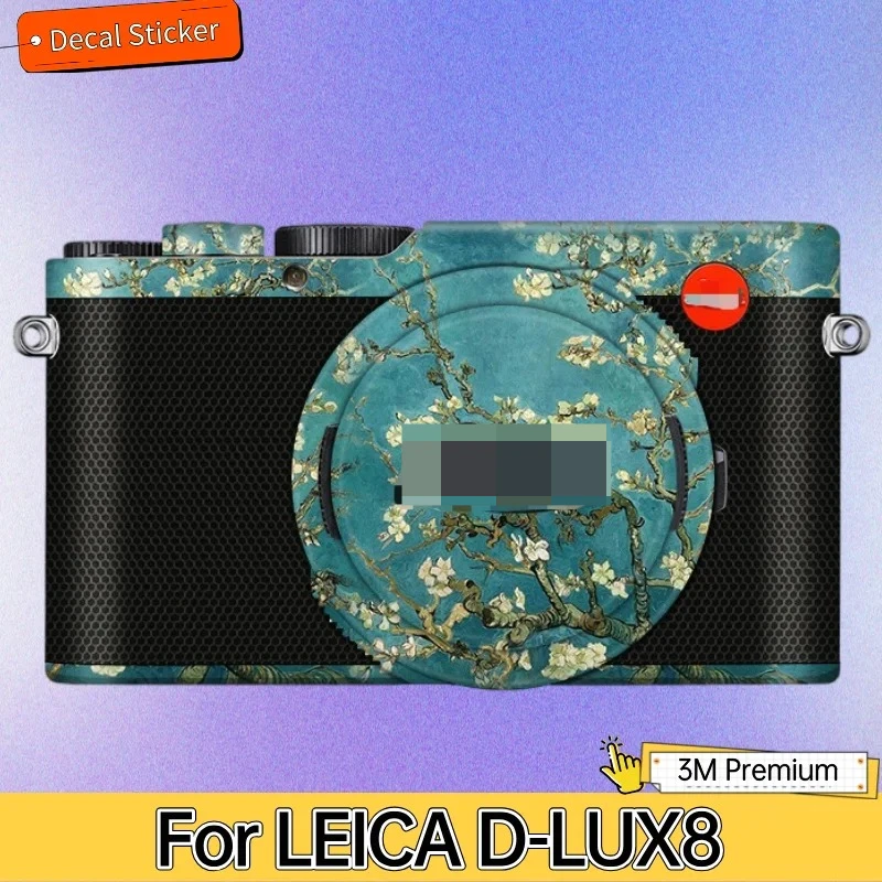 For LEICA D-LUX8 Camera Sticker Protective Skin Decal Vinyl Wrap Film Anti-Scratch Protector Coat DLUX8 D-LUX 8