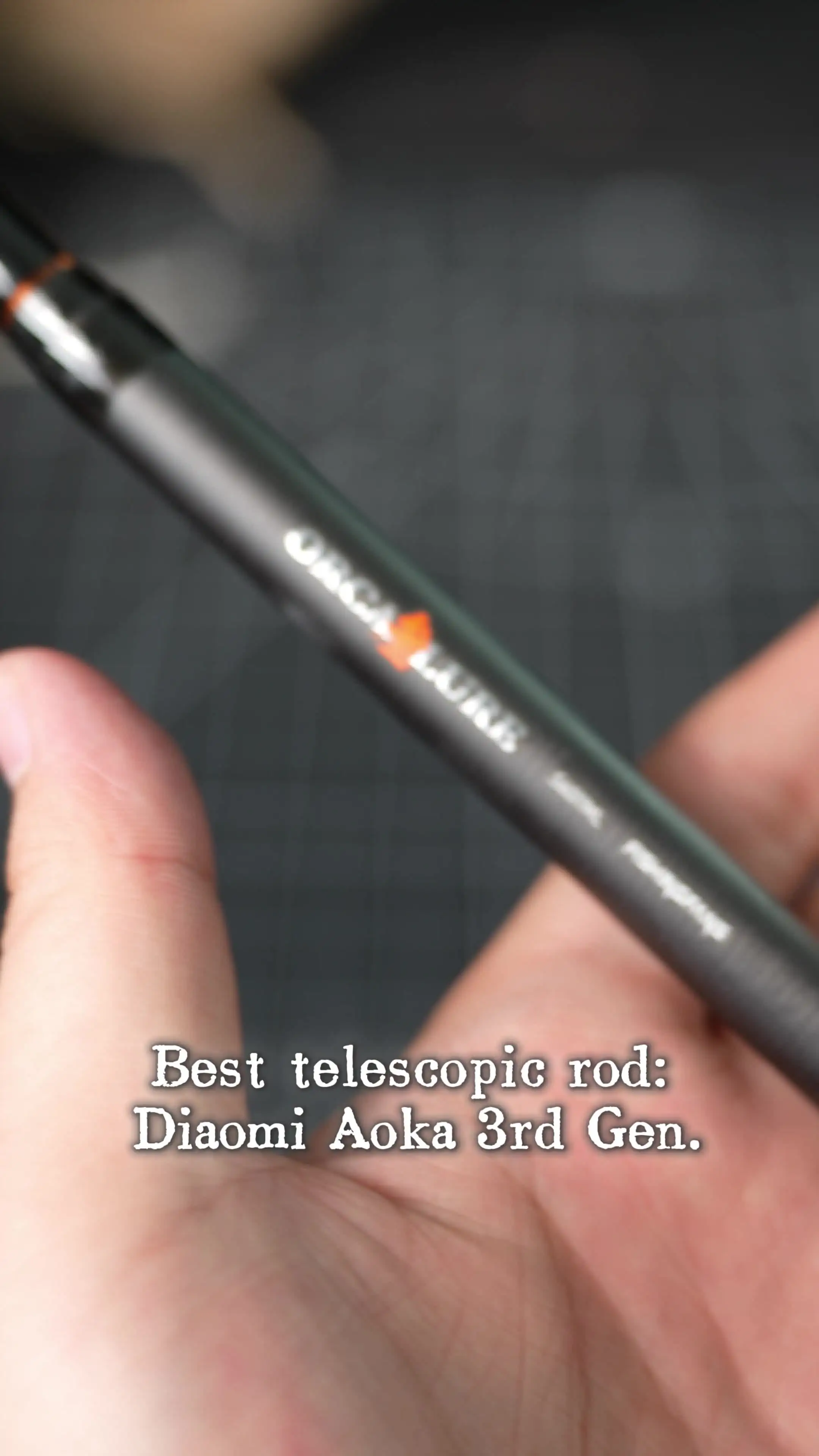 FISHINGFANS ORCA 3 Telescopic Super Short Carbon Handle 6' ML