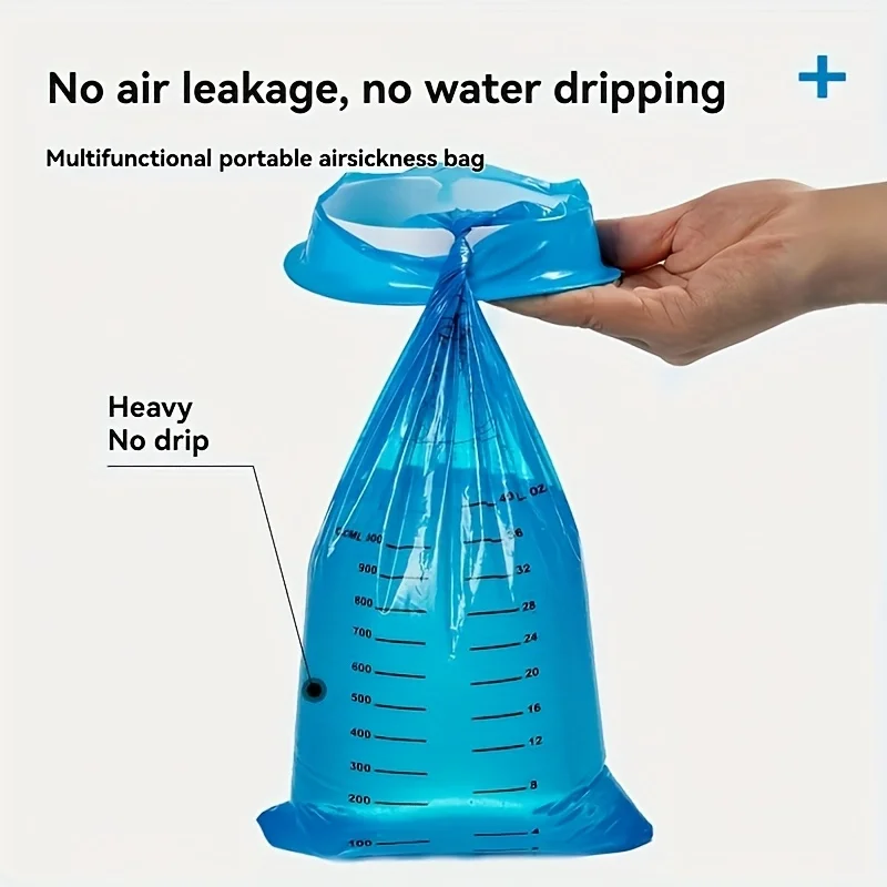10 قطعة قارب الطائرة حقيبة القيء سيارة متعددة الوظائف حمل حقيبة السفر مكافحة القيء طقم علاج الطوارئ المتاح #6