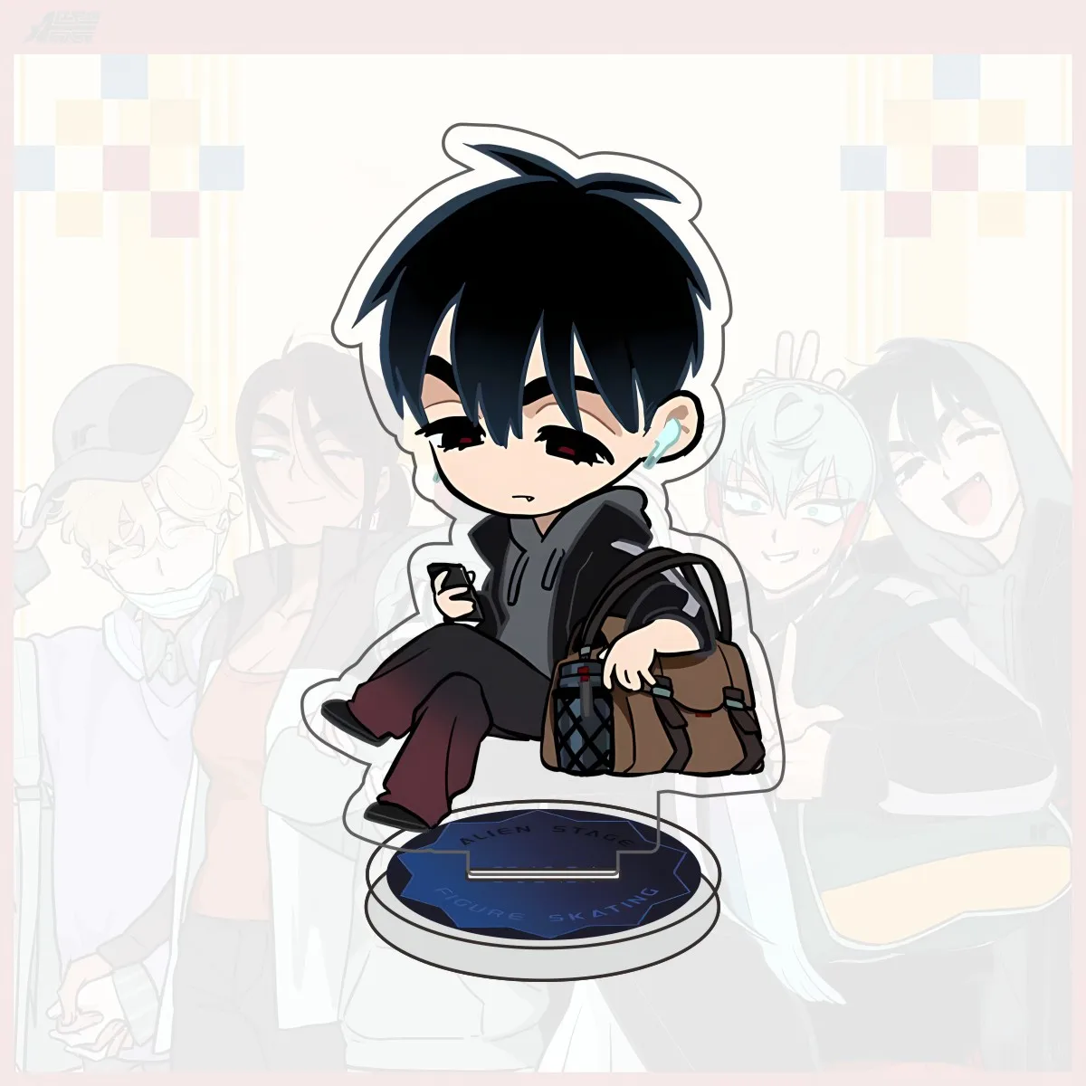 أنيمي الغريبة المرحلة إيفان و تيل هدية دمى أشكال الاكريليك حامل نموذج عمل الشكل حلية اكسسوارات نماذج سطح المكتب الحلي #5