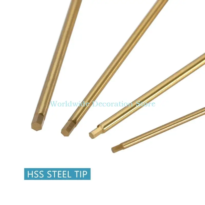 Q39B 4PCS ALLEN KEY SET Công cụ tuốc nơ vít 1.5/2/2.5/3.0mm cho các dự án thủ công DIY