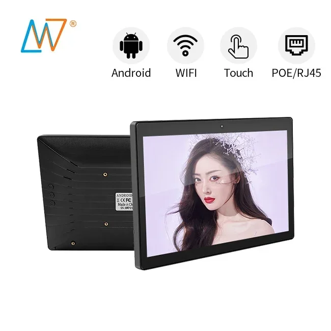 Factory OEM CE ROHS Wifi Smart Home Multi Touch Screen POE VESA Wall Mounted 10 Inch PC Android Tablet