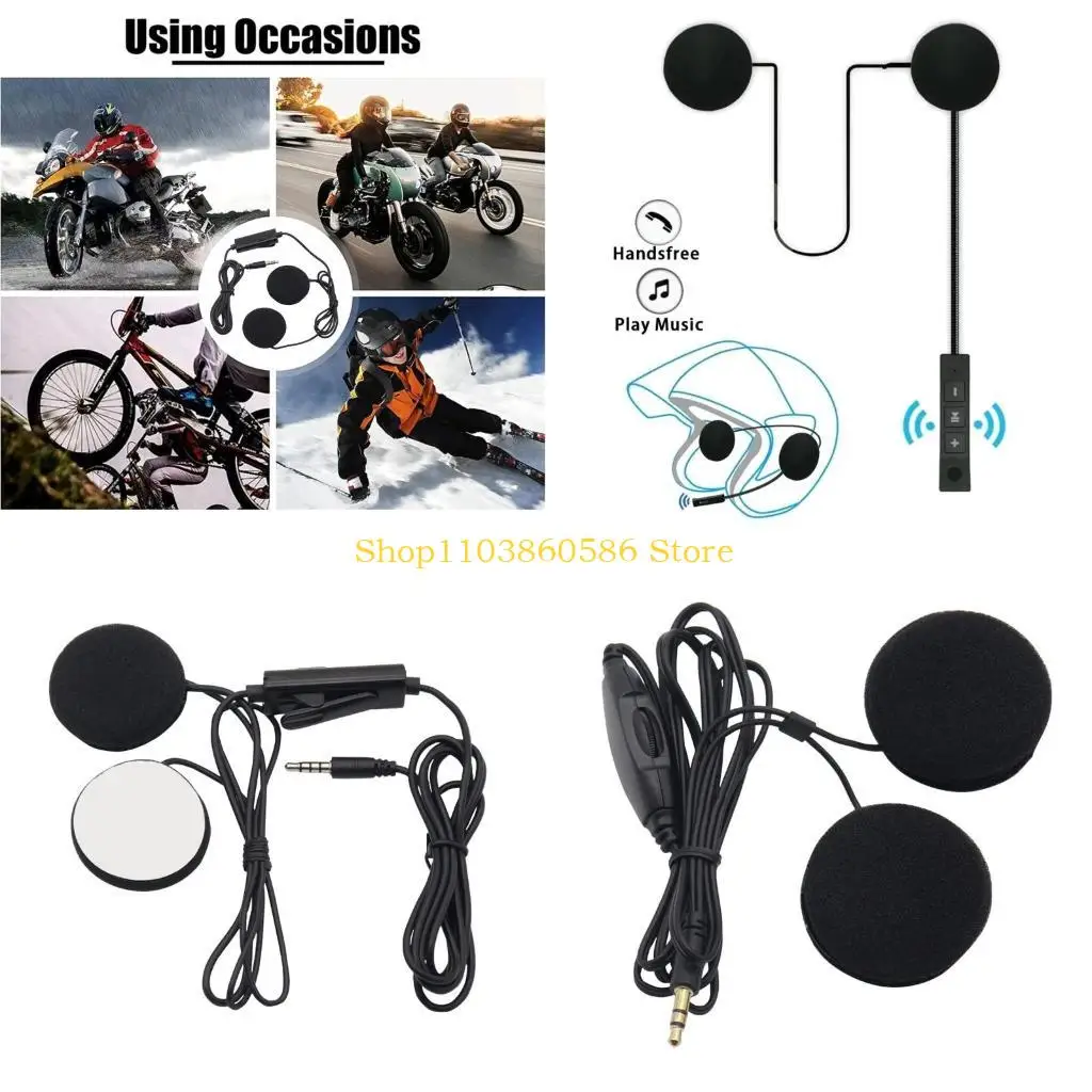 

242A Ridings Companion Helmet Speaker Helmet Communication System Motorbike Helmets Headphone with Mic for Communication