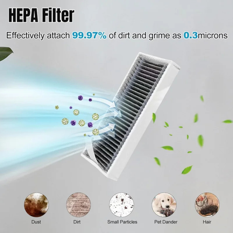 에코백스 디봇 X9 X9 Pro 옴니 X9 Pro 헤파 필터 메인 사이드 브러시 걸레 먼지 봉투 진공 청소기 내부 교체 부품