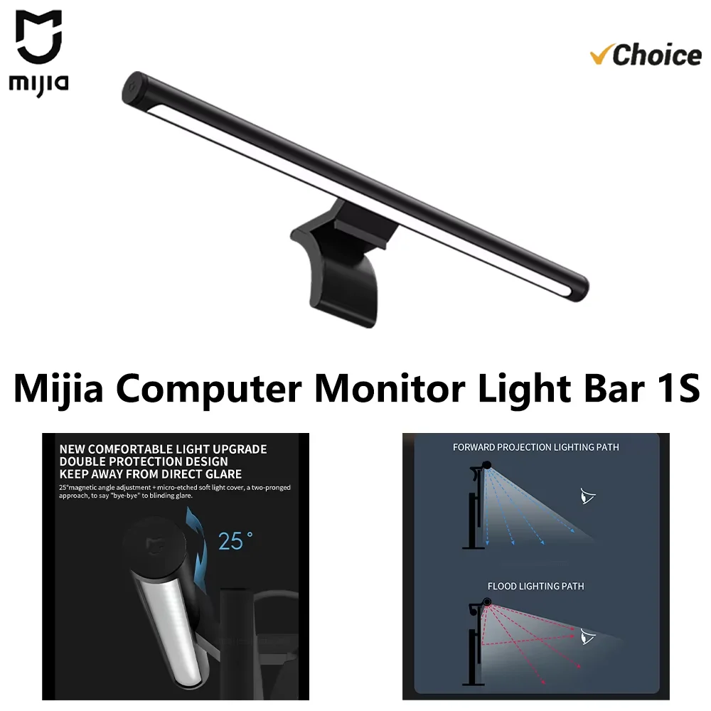 

New MIJIA Computer Monitor Light Bar 1S For PC Monitor LED Lamp Screen Hanging Light Student Eyes Protection Reading Learning