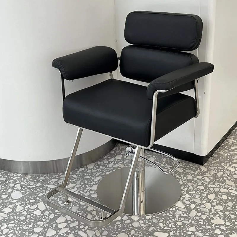 Sillas de Barbería Modernas para Cosmética, Sillas Reclinables para Manicura, Pedicura y Estilismo, Silla Giratoria Nórdica para Salón de Belleza