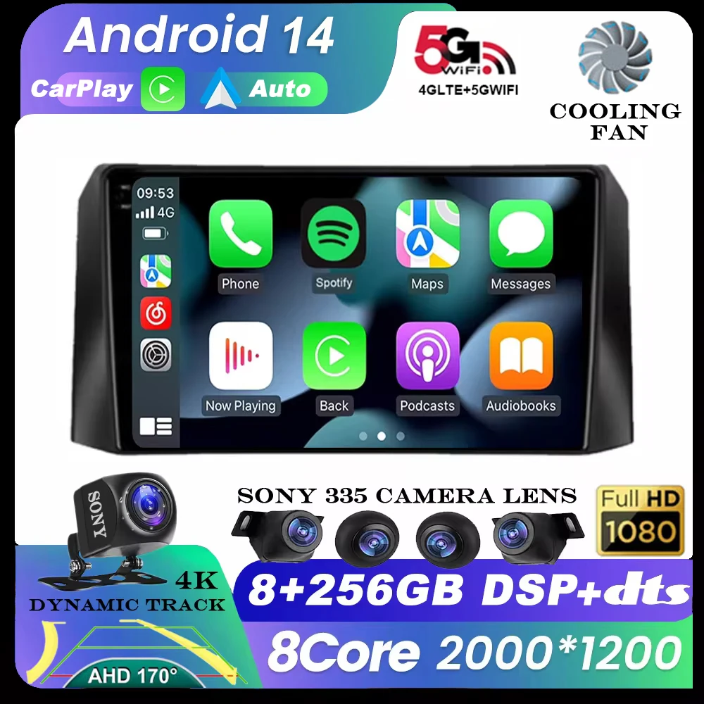 

Android 14 Auto Carplay For UAZ Patriot 3 2016 - 2021 Car Radio Multimedia Video Player Navigation GPS Stereo WIFI+4G 360 Camera