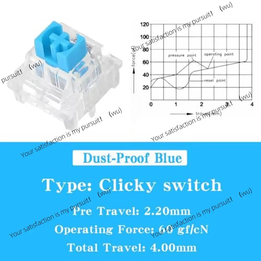 36Pcs Keyboard Switch Keyboard Clicker Key 3 Pin Tactile Switch For MX FOR Outemu RGB FOR Redragon FOR E-Yooso Replacement