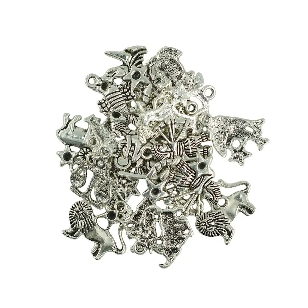 24 جهاز كمبيوتر شخصى قلادة على شكل مختلط سحر الخرز سحر لسلسلة قلادة