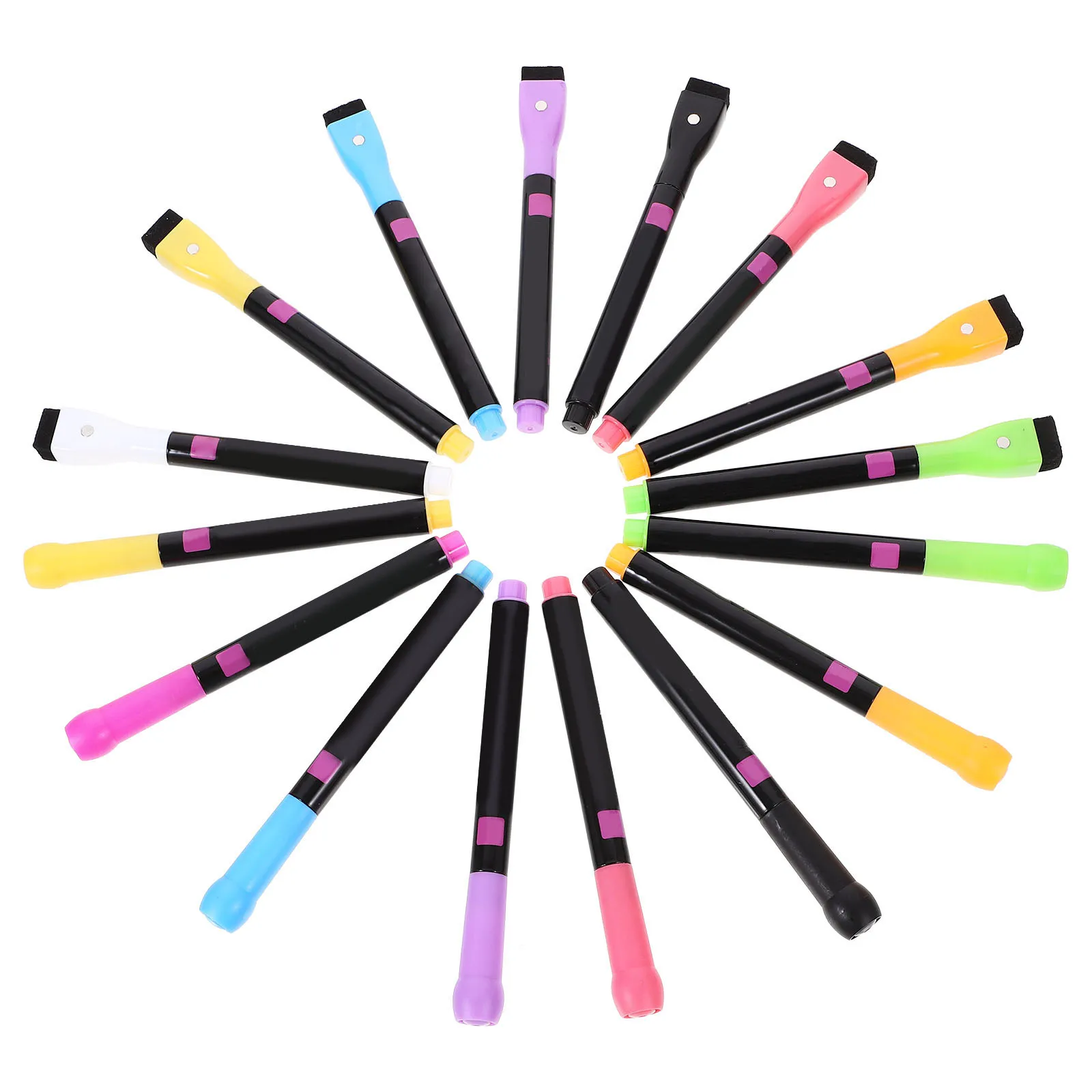 

16 Pcs Thin LED Light Board Pen Liquid Chalk Magnetic Markers Writing Erasable