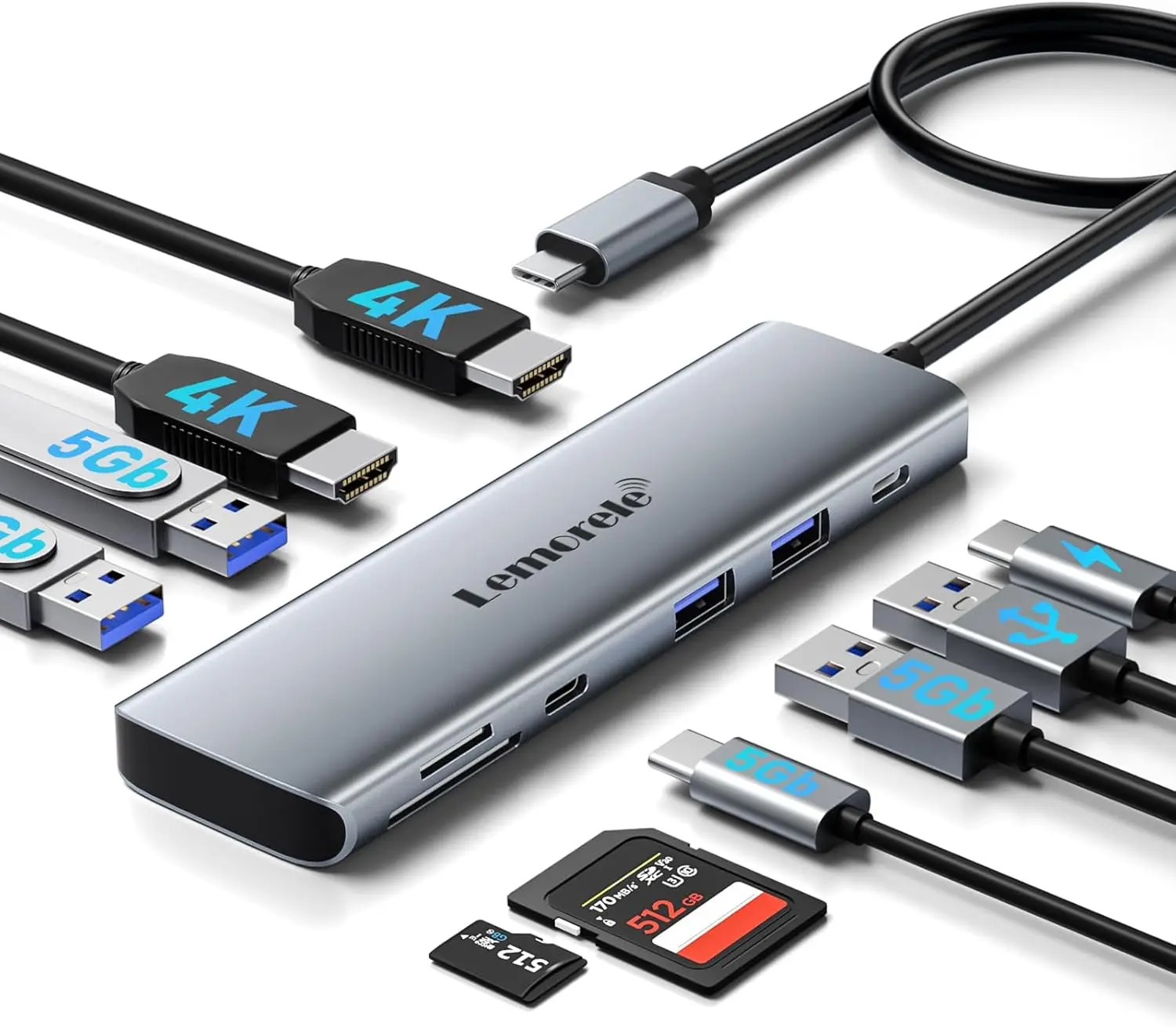10-In-1 Usb C Docki…