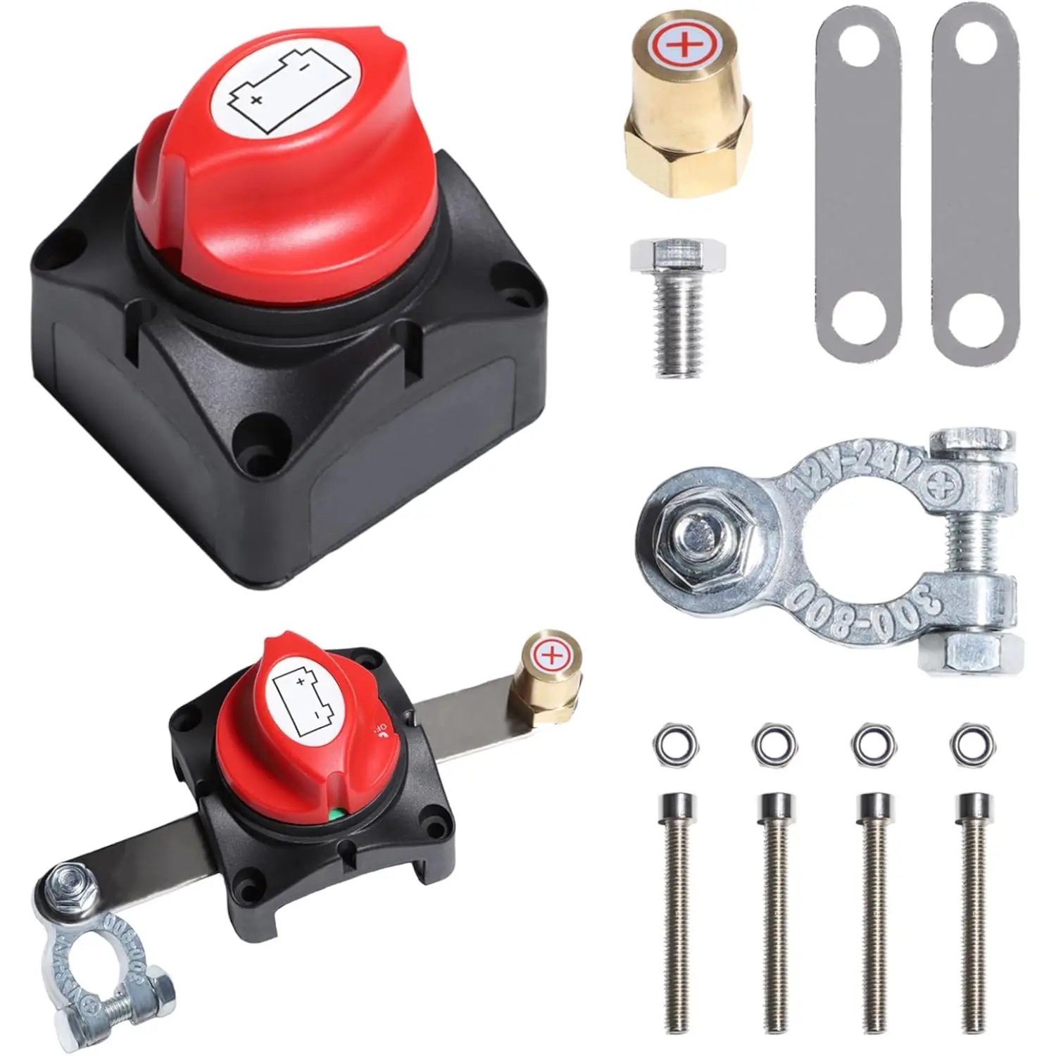 

Разъединитель аккумулятора 12 В 48 В водонепроницаемый морской выключатель верхней стойки Master для автомобиля, лодки, квадроцикла, UTV, транспортных средств