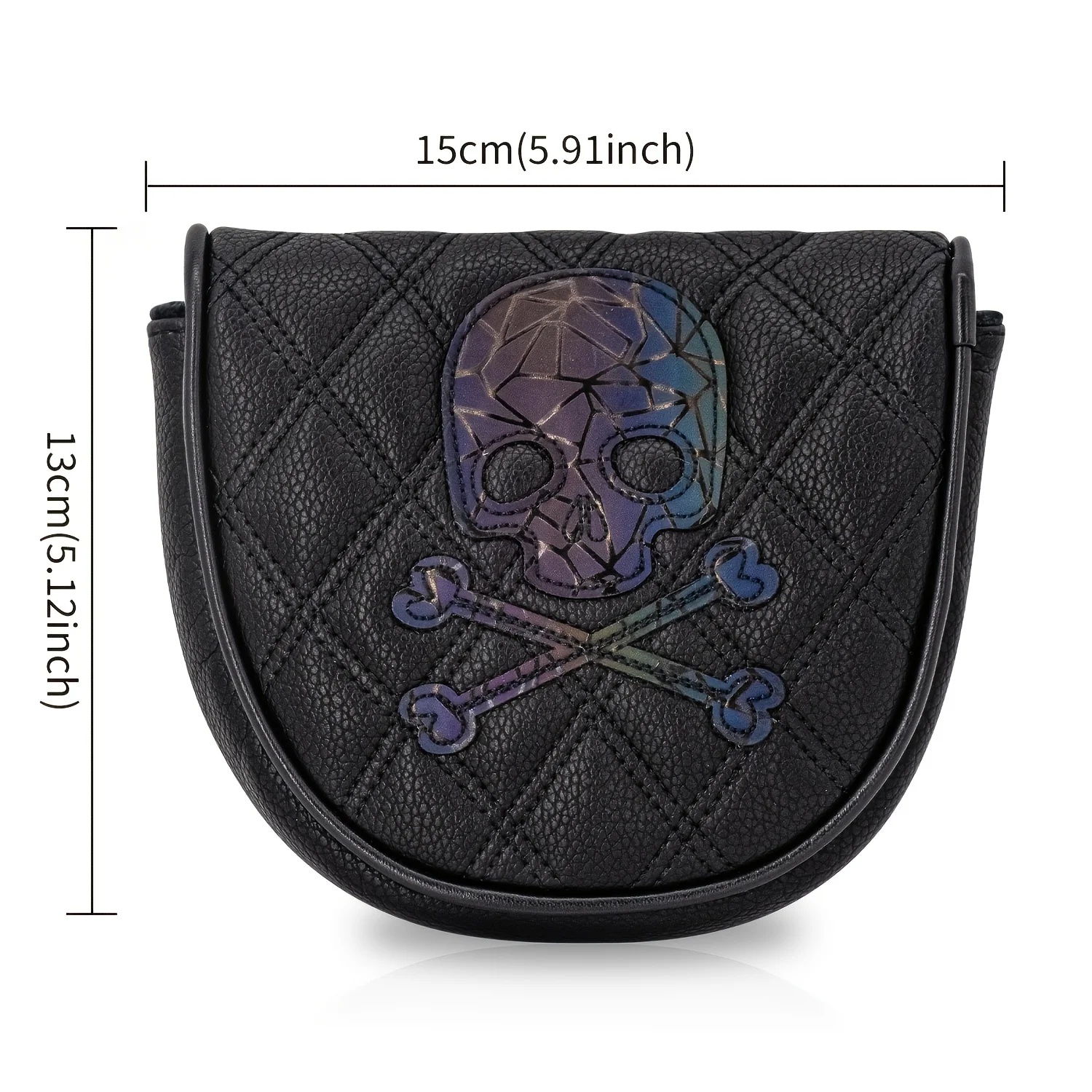 1pc Gradient Skull Design Putter Cover - A Protective, Durable, And Minimalist Accessory for Golf Enthusiasts view 6