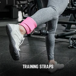 Gym Ankle Straps Double D-Ring Adjustable Neoprene Padded Cuffs Ankle Weight Leg Training Brace Support Sport Safety Abductors