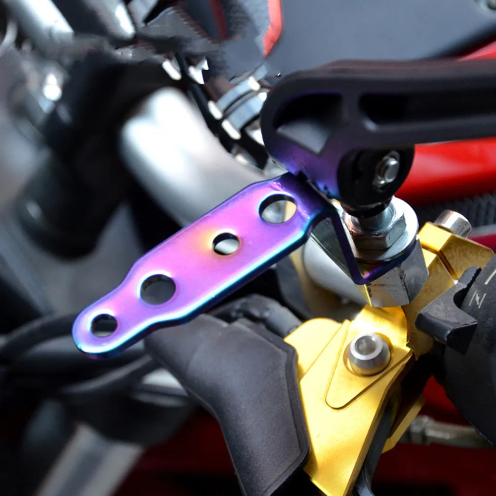 

Universal Motorcycle Rearview Mirror Modified LED Headlight Bracket Spotlight Motorcycle Accessories Extension Brackets