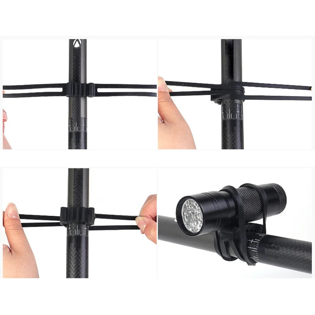 10pcs Bike Silicone Mount Bands Bicycle Light Rubber Straps for Headlight Taillight Fixing Universal Bike Accessories image 4