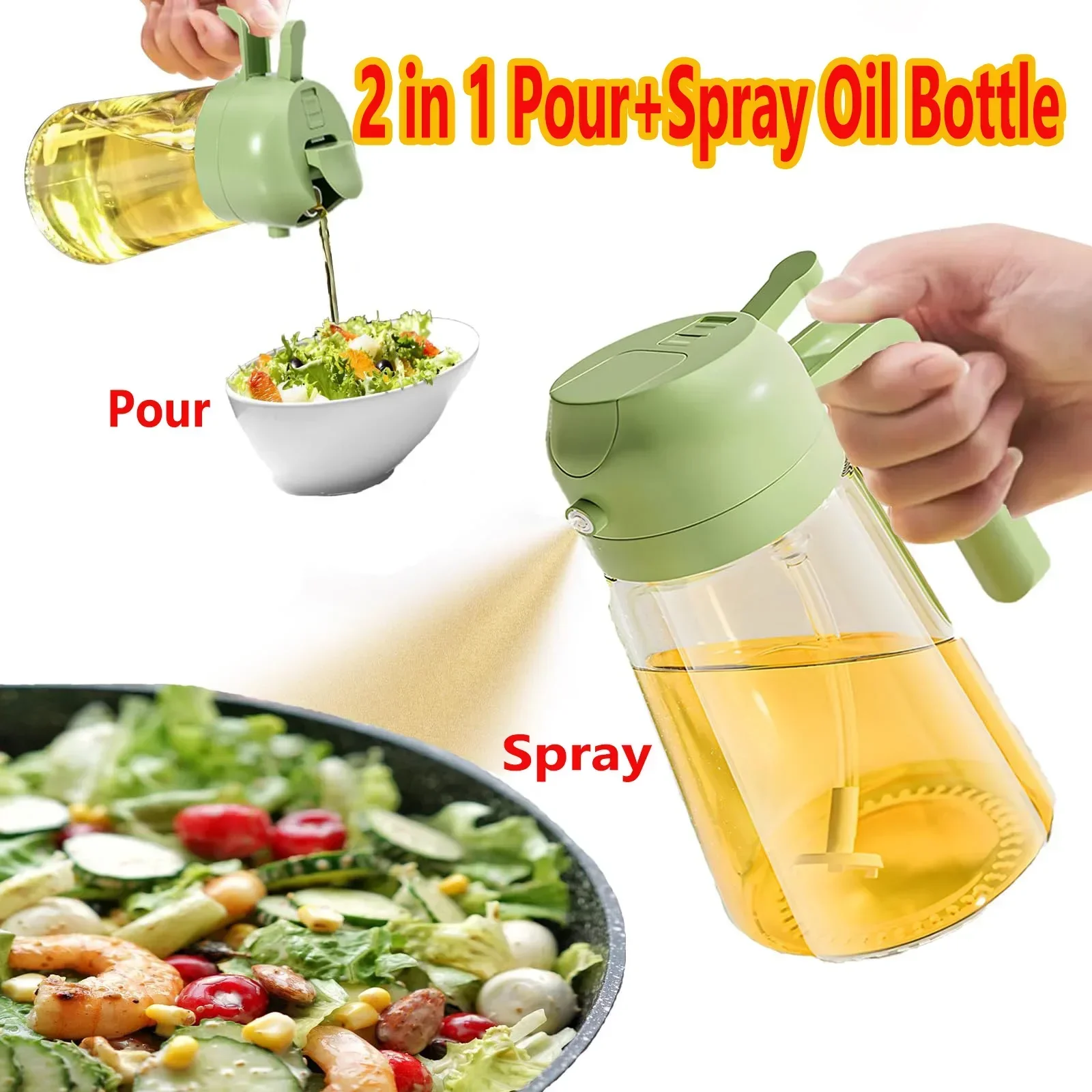 Olive Spray Dispenser Oil Dispenser Bottle for One Kitchen Oil Spray Oil Polisher Bottle Kitchen Storage for Camping Bbq Baking