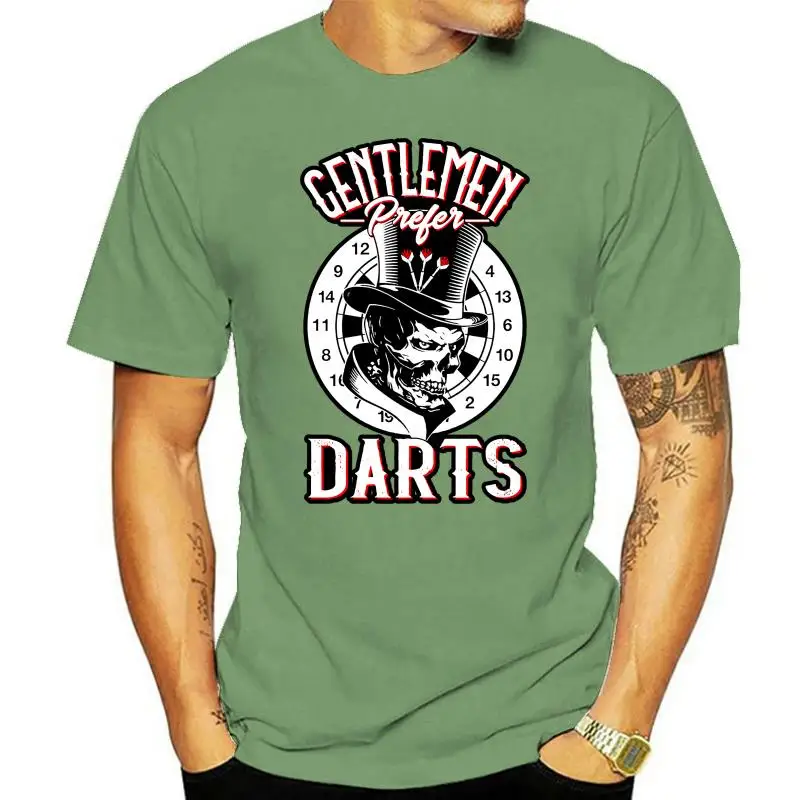 Men T Shirt Darts Player Gentlemen Prefer Darts Women t-shirt