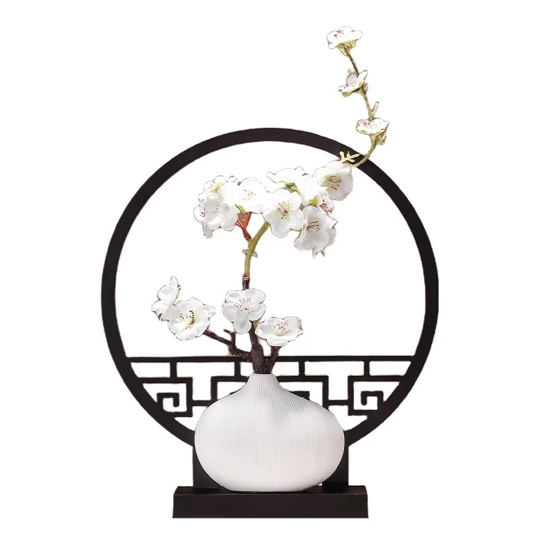 

Plum blossom handicraft ornament wine cabinet home decoration living room TV cabinet retro decoration small ideas