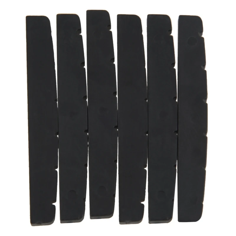 18X صامولة جيتار سوداء مكونة من 6 أوتار 42 مم × 3 مم