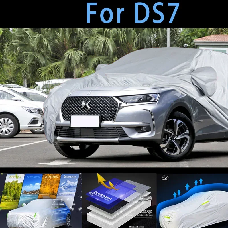 

For DS7 Car protective cover,sun protection,rain protection, UV protection,dust prevention auto paint protective